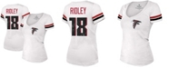 Fanatics Women's Calvin Ridley White Atlanta Falcons Name Number V-Neck T-shirt
